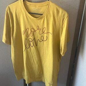 FINAL MARKDOWN Yellow Graphic Tee xl